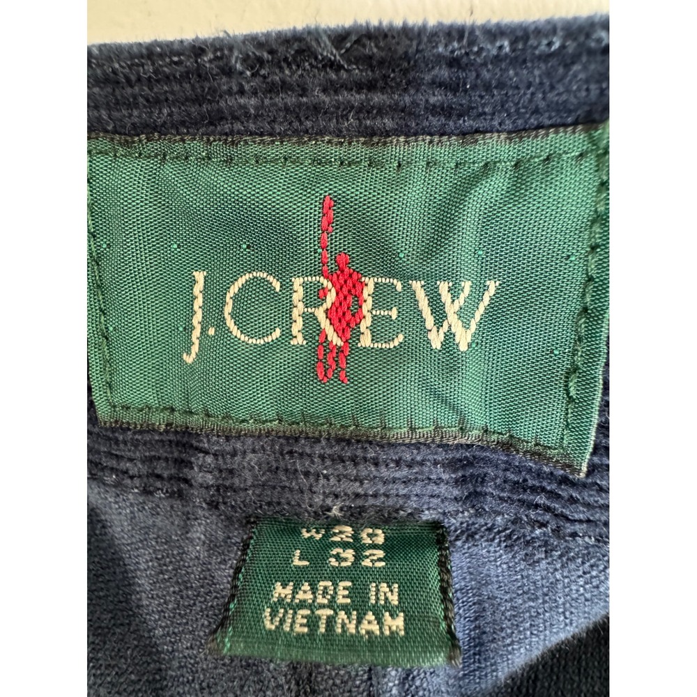 J.Crew 770 Straight Corduroy Pants Mens 29x32 Navy Blue Vintage Style - Picture 2 of 9
